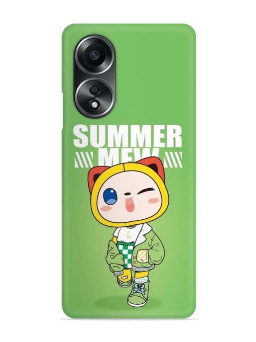 Summer Mew Snap Case for Oppo A58