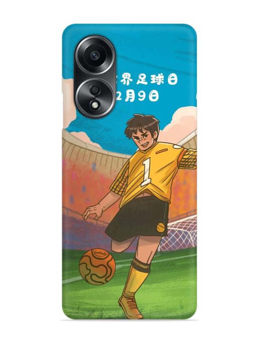 Soccer Kick Snap Case for Oppo A58