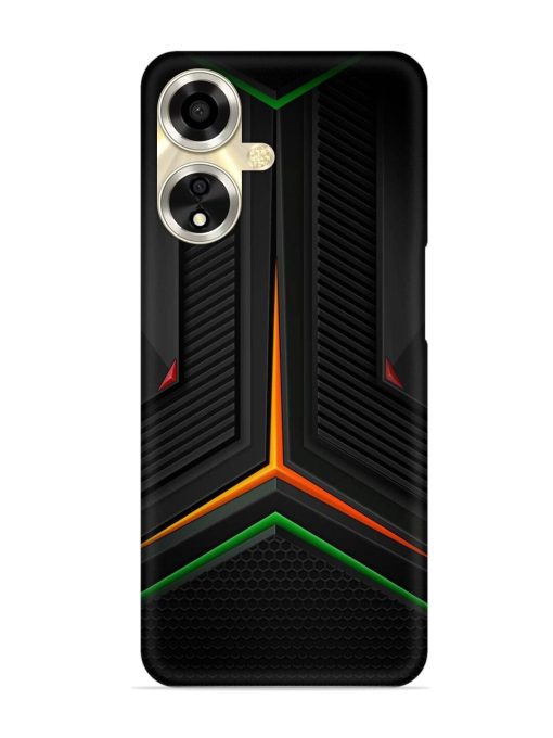 Orange Triangle Light Snap Case for Oppo A59 (5G)