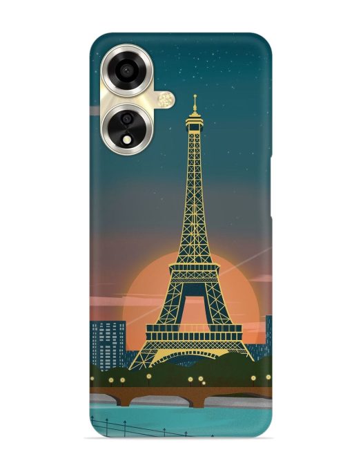 Scenery Architecture France Paris Snap Case for Oppo A59 (5G)