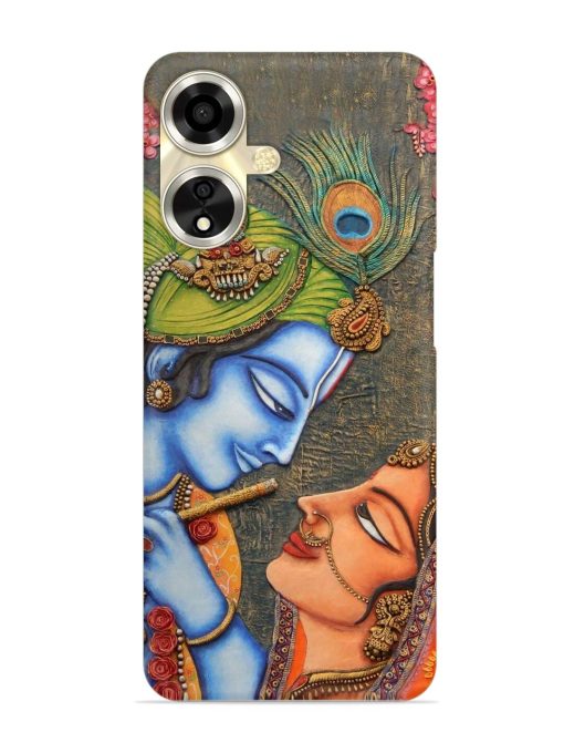 Lord Radha Krishna Flute Art Snap Case for Oppo A59 (5G)