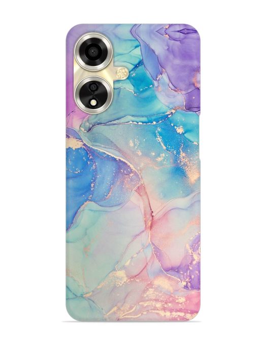 Alcohol Ink Colors Snap Case for Oppo A59 (5G)