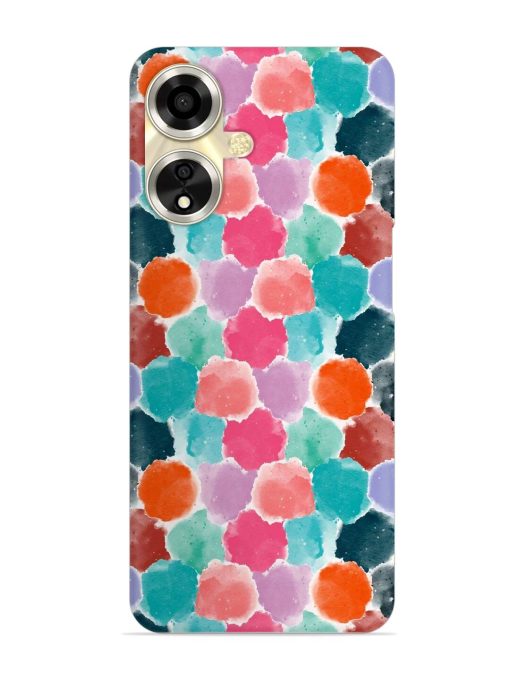 Colorful Seamless Pattern Snap Case for Oppo A59 (5G) Zapvi