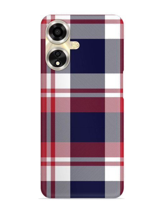 Classic Plaid Tartan Snap Case for Oppo A59 (5G)