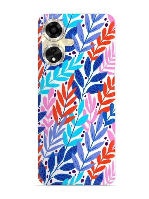 Bright Floral Tropical Snap Case for Oppo A59 (5G)