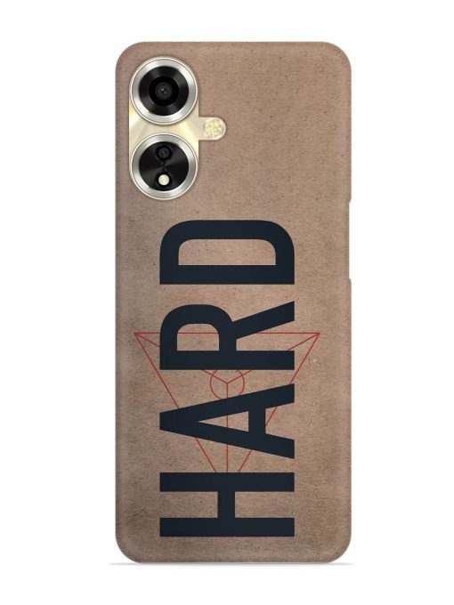 Hard Typo Snap Case for Oppo A59 (5G) Zapvi