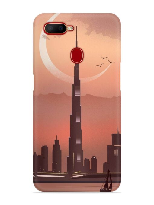 Landmark Burj Khalifa Snap Case for Oppo A5S Zapvi