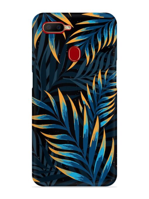 Abstract Leaf Art Snap Case for Oppo A5S Zapvi