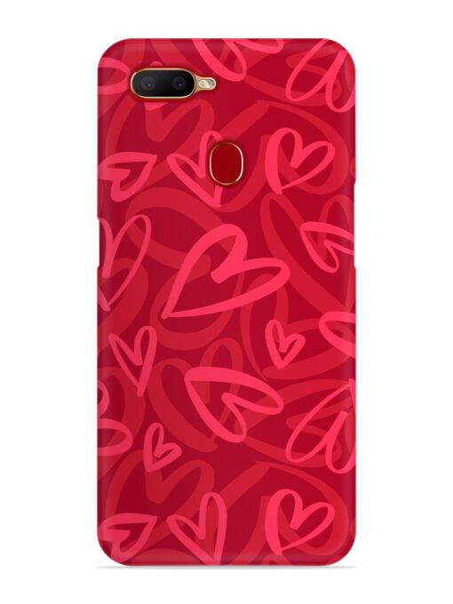 Seamless Romantic Pattern Snap Case for Oppo A5S Zapvi