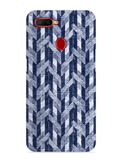 Abstract Herringbone Motif Snap Case for Oppo A5S