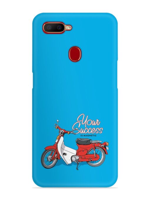 Motorcycles Image Vector Snap Case for Oppo A5S Zapvi