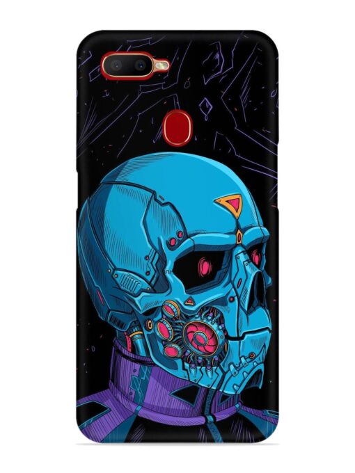 Skull Robo Vector Snap Case for Oppo A5S