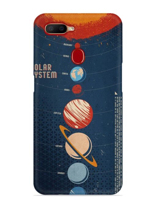 Solar System Vector Snap Case for Oppo A5S Zapvi