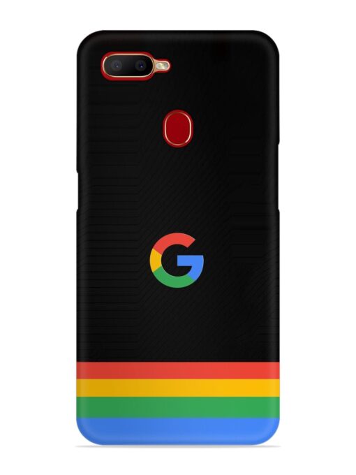 Google Logo Art Snap Case for Oppo A7 Zapvi