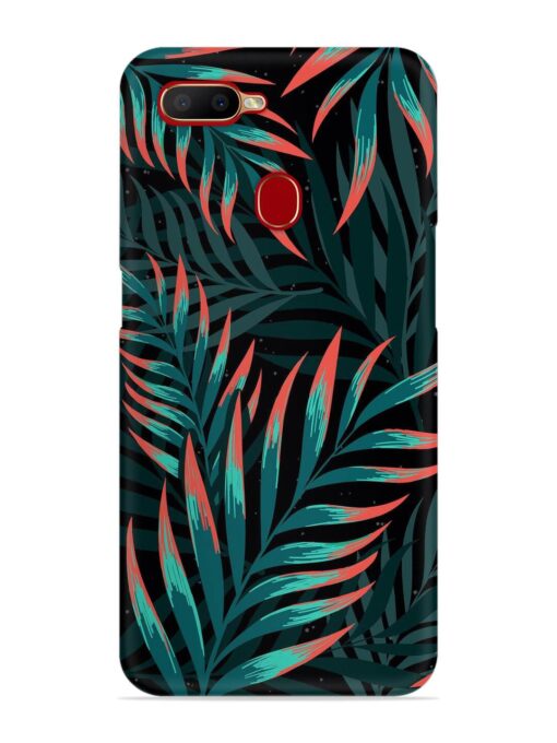 Green Leaf Art Snap Case for Oppo A7