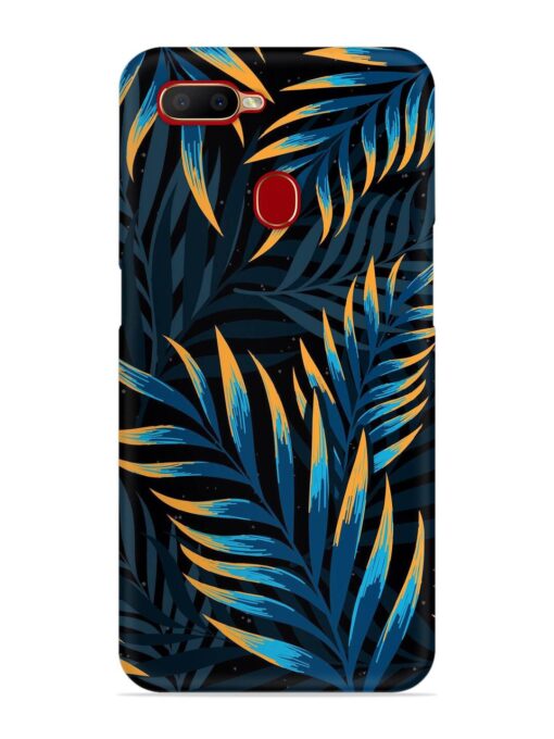 Abstract Leaf Art Snap Case for Oppo A7