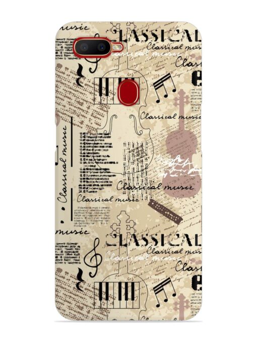 Classical Music Lpattern Snap Case for Oppo A7 Zapvi