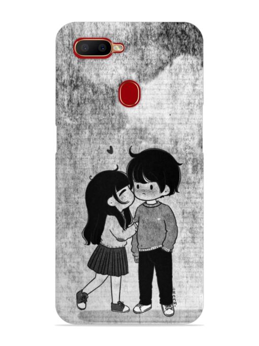 Couple Love Highlights Snap Case for Oppo A7