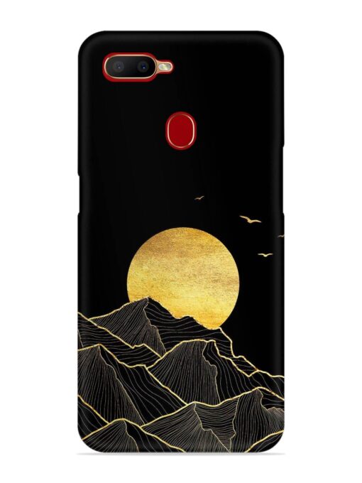 Golden Sunrise Snap Case for Oppo A7 Zapvi