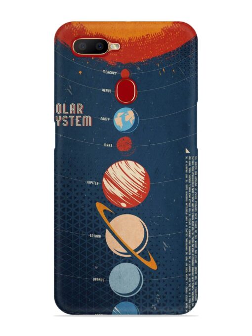 Solar System Vector Snap Case for Oppo A7 Zapvi