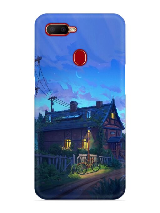 Beautiful Village House Snap Case for Oppo A7 Zapvi