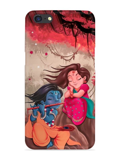 Radhe Krishna Water Art Snap Case for Oppo A71 Zapvi