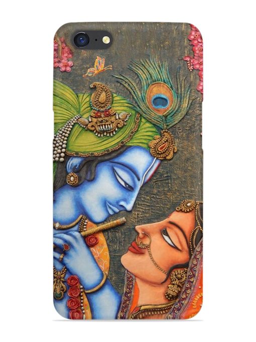 Lord Radha Krishna Flute Art Snap Case for Oppo A71 Zapvi