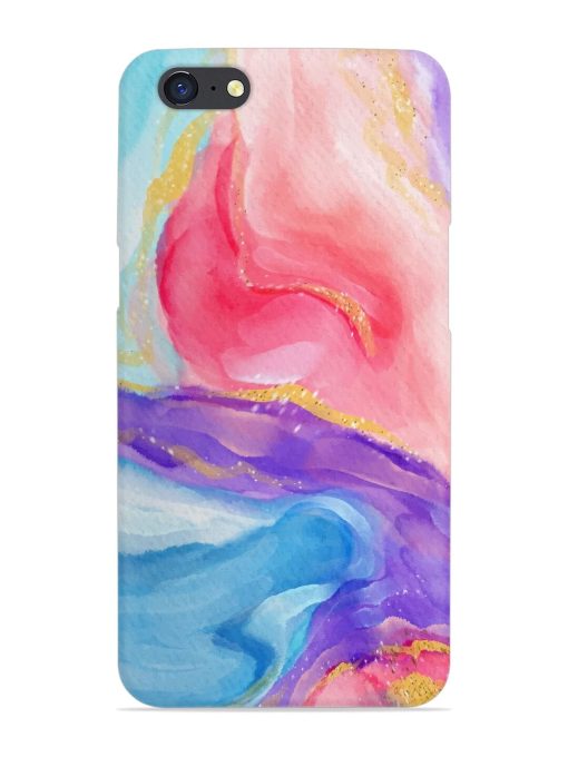 Watercolor Gradient Snap Case for Oppo A71 Zapvi