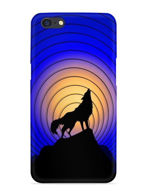 Fox Roaring Design Snap Case for Oppo A71 Zapvi