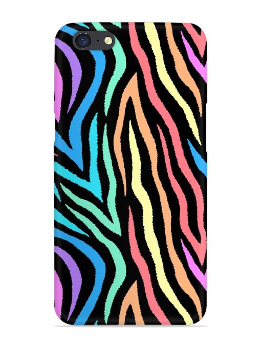 Colorful Abstract Zebra Snap Case for Oppo A71