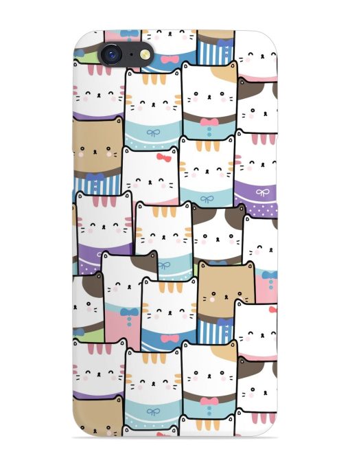 Cute Adorable Cat Snap Case for Oppo A71