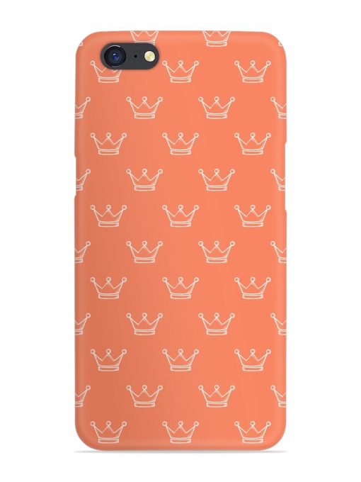 Hand Drawn Crown Snap Case for Oppo A71