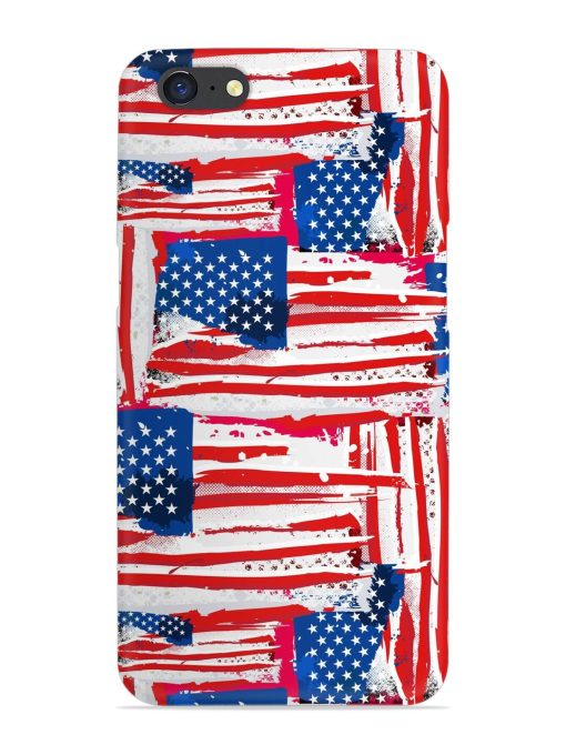 Usa Flag Seamless Snap Case for Oppo A71 Zapvi