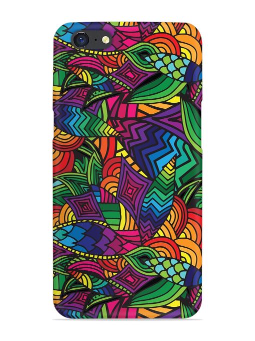 Abstract Multicolor Seamless Snap Case for Oppo A71 Zapvi