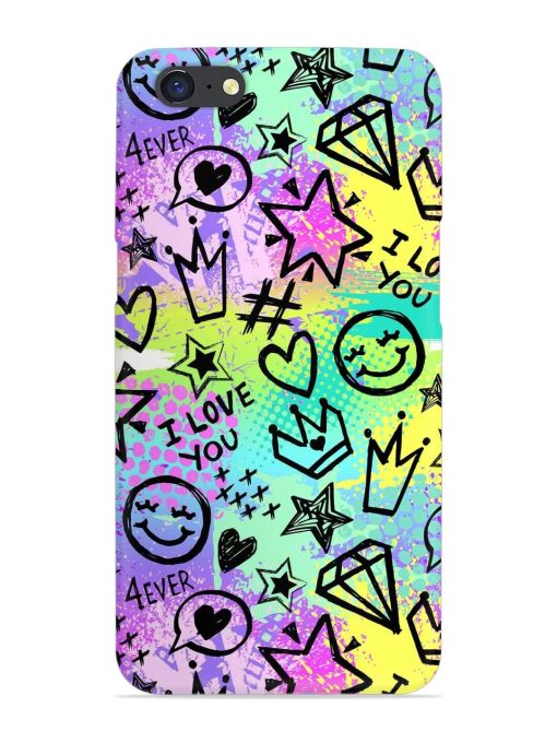 Bright Seamless Pattern Snap Case for Oppo A71