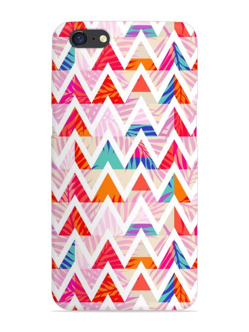 Abstract Triangle Background Snap Case for Oppo A71 Zapvi