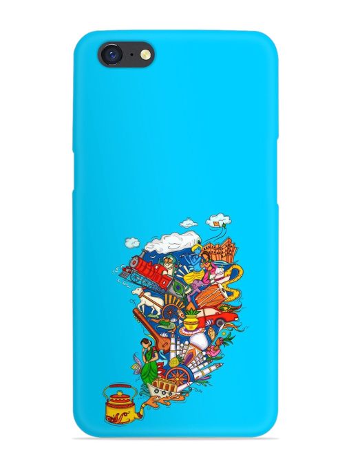 Vector Design Indian Snap Case for Oppo A71 Zapvi