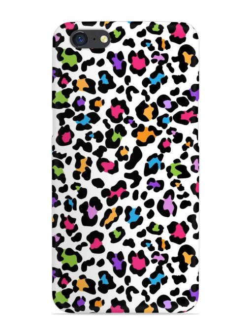 Seamless Leopard Pattern Snap Case for Oppo A71 Zapvi