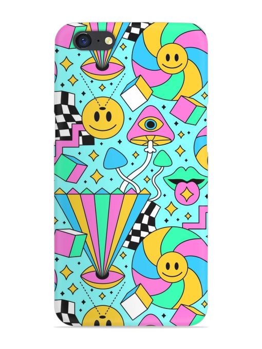 Trippy Rainbow 60S Snap Case for Oppo A71 Zapvi