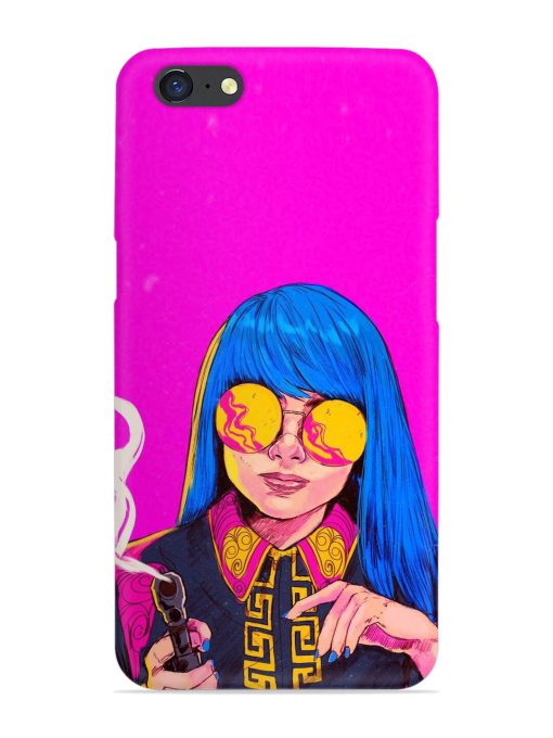 Aesthetic Anime Girl Snap Case for Oppo A71 Zapvi