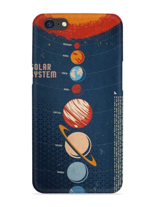 Solar System Vector Snap Case for Oppo A71