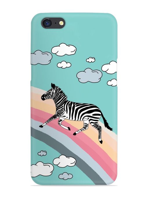 Running Zebra Snap Case for Oppo A71 Zapvi