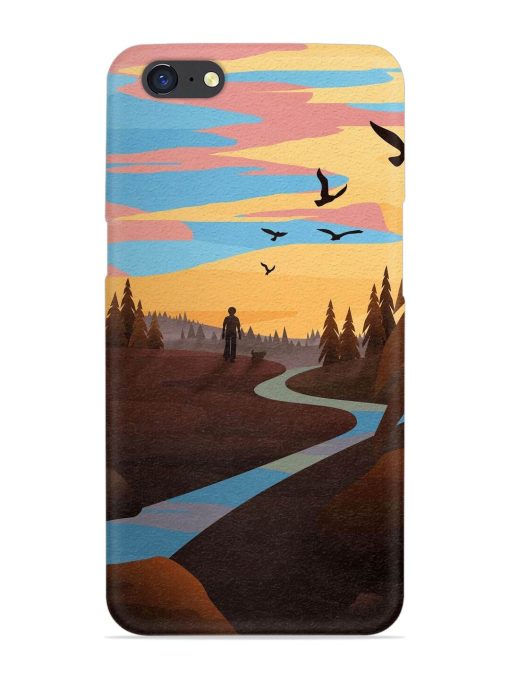 Natural Landscape Art Snap Case for Oppo A71 Zapvi