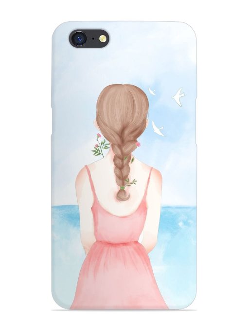 Watercolor Girl Vector Snap Case for Oppo A71 Zapvi