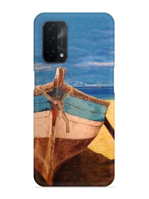 Canvas Painting Snap Case for Oppo A74 (5G) Zapvi