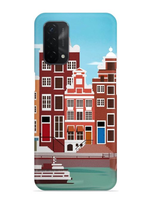 Scenery Architecture Amsterdam Landscape Snap Case for Oppo A74 (5G) Zapvi