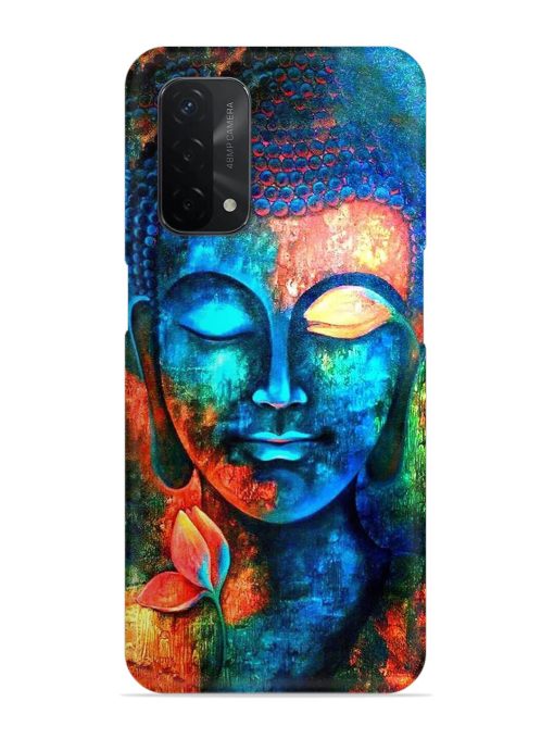 Buddha Painting Snap Case for Oppo A74 (5G) Zapvi