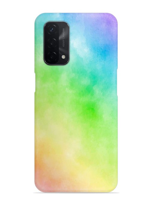 Watercolor Mixture Snap Case for Oppo A74 (5G) Zapvi