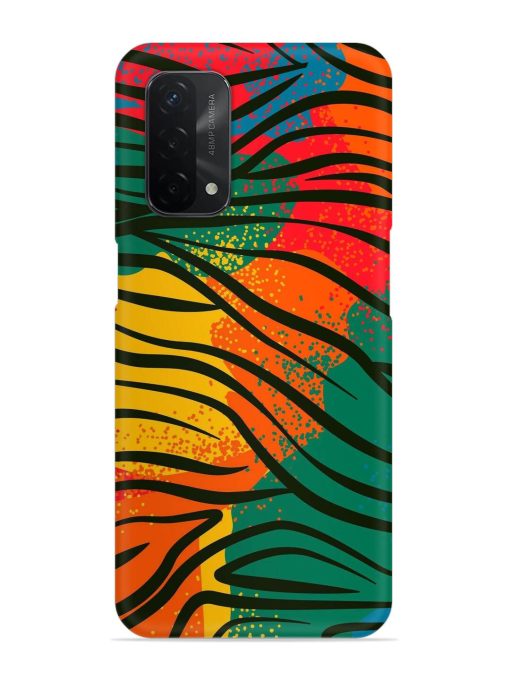 Bright Colorful Snap Case for Oppo A74 (5G) Zapvi