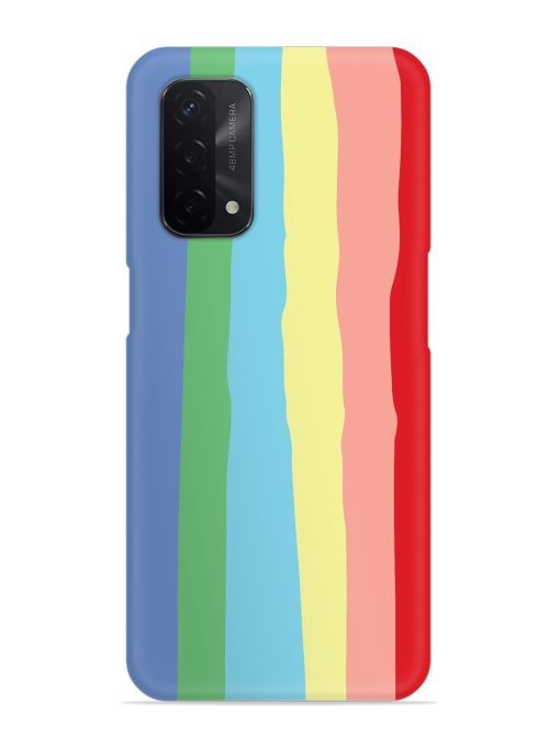 Rainbow Premium Shade Snap Case for Oppo A74 (5G) Zapvi